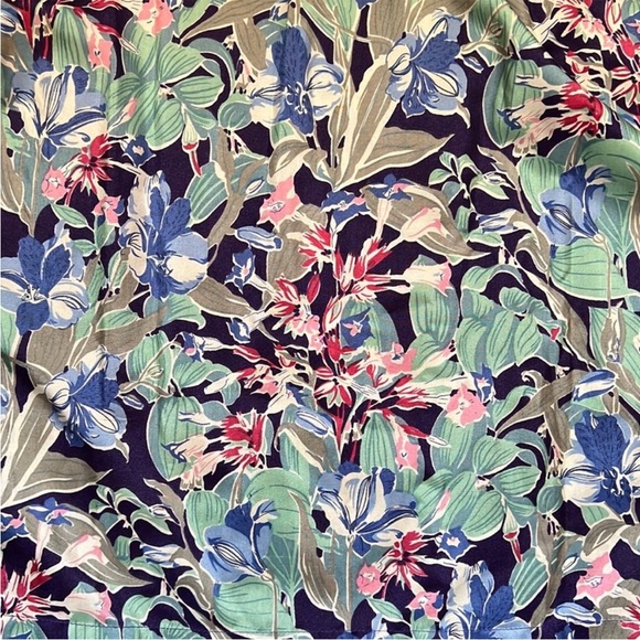 Rare Vintage Liberty of London All Silk Vibrant Floral Print Dress - Picture 3 of 15